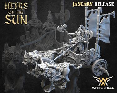CHARIOT OF LIONS - HEIRS OF THE SUN (JANUARY 2024 RELEASE) (ELF FROM ELVES OF THE SUN)