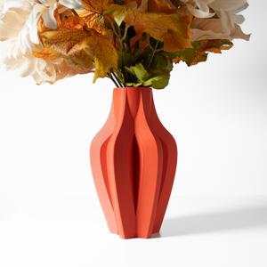 The Kasia Vase, Modern and Unique Home Decor for Dried and Preserved Flower Arrangement  | STL File