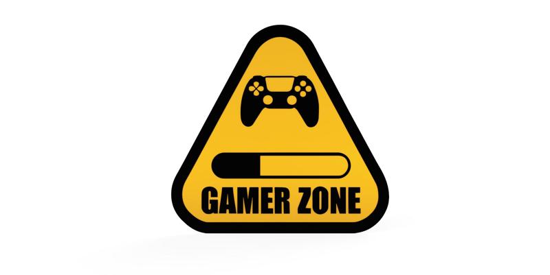 Gamer Zone Door Sign