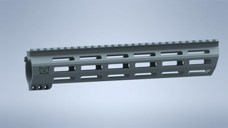 MK7 Angled M-LOK rail