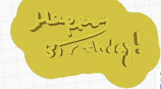 happy birthday sign its simple really