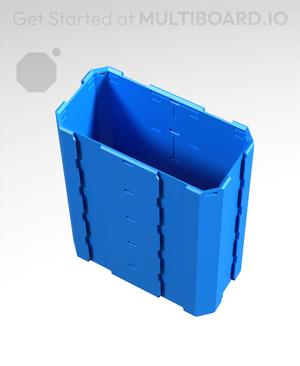 2x1x2.5 - Full Multipoint Rail - Pop-In Multibin Shell Extension