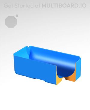 2x1x0.75 - Full Curved Bin - Multibin Insert