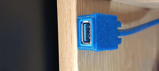 USB 3.0 cable holder