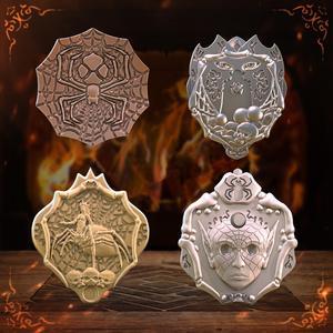 Dark elf coin set