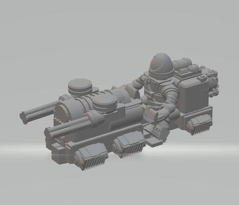 FHW: Dairr Jet Bike Heavy Twin Miniguns