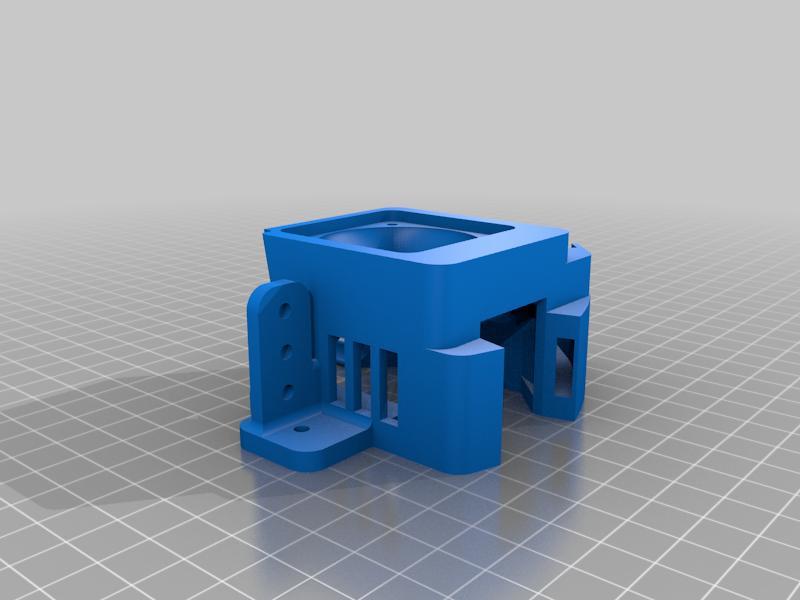 Fan Duct For Ender 3 V1 and Spider V2 Hotend 5015 cooling fan and BL-touch