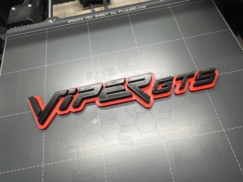 Dodge Viper GTS badge