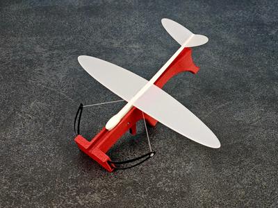 Indoor Glider V-Tail Airplane 