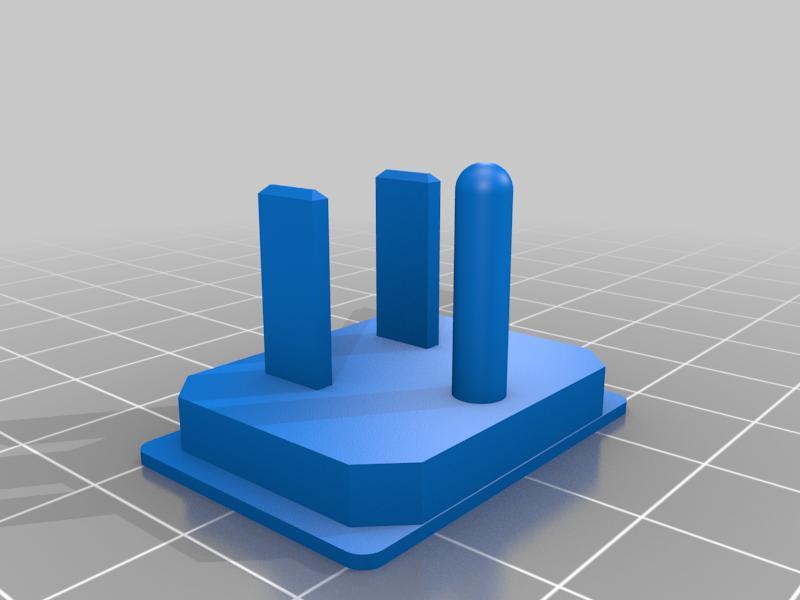 3-Prong Power Outlet Plug Cover (Type B)