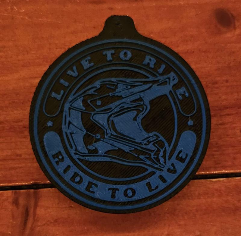 Verschluß für eine 330ml oder 500ml Dose mit Motocross Spruch