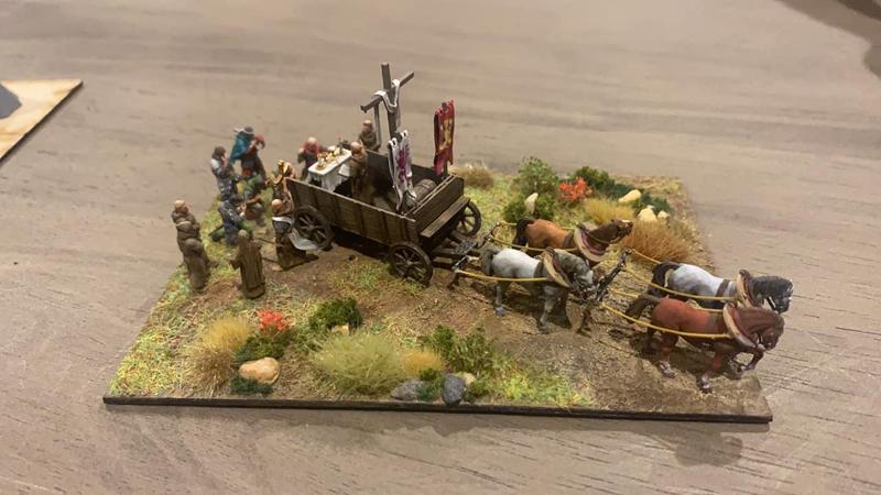 15mm Mass Cart and horses