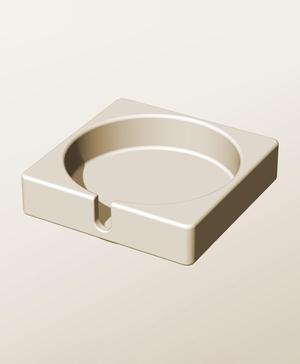 CS96-25-S Modular stacking slotted container for home decor