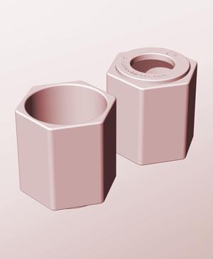 CH68-80-P Stacking pierced module bin for modern home decor