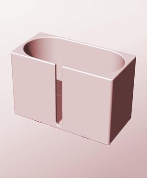CX68-100-SB Stackable slotted bin box module for creative decor