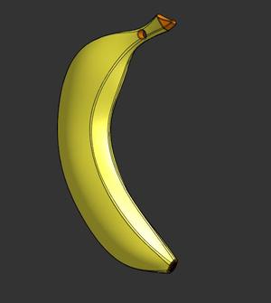 banana keychain