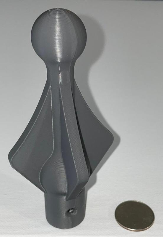 Iron Fence Finial / Halloween EMT Pipe Decorative Fence / Tall and Tall+Beef