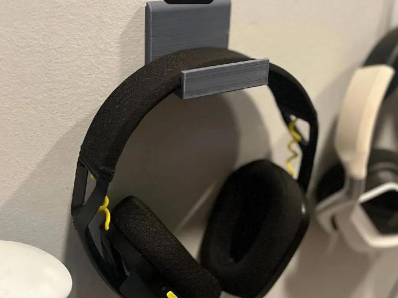 Headphone Wall Mount (No screws required)