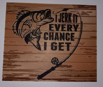 Funny Fishing Wall Decor