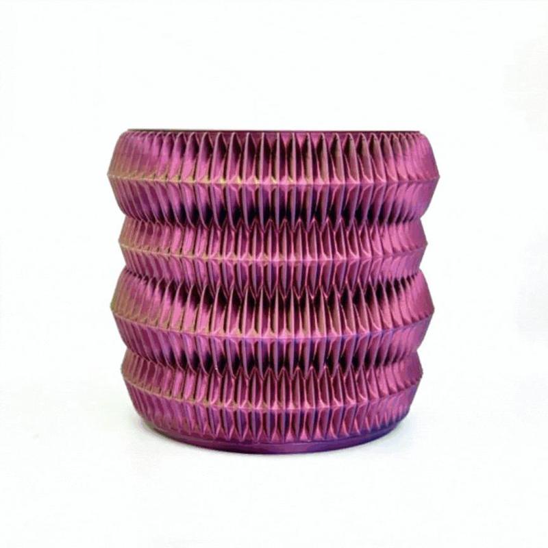Modern Rippled Plant Pot Vase
