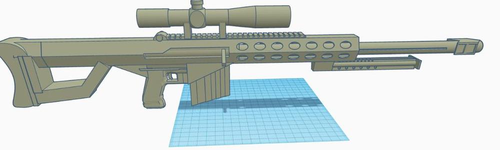 (LIfe size) Barrett 50 Cal