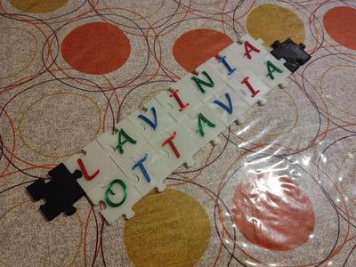 AILNOTV and blank Puzzle letters