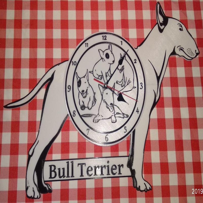 Bullterrier Clock