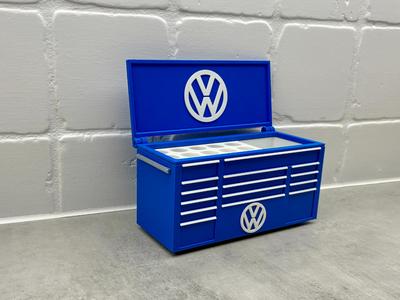 VW Volkswagen inspired car desk toolbox organizer