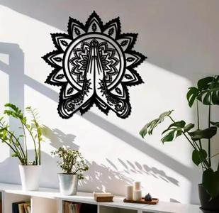 Yoga Meditation Mandala Wall Art