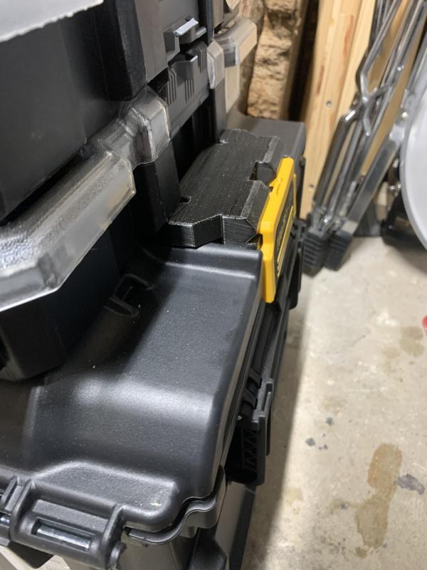 Tough system to Stanley Fatmax pro organizer bracket