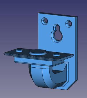 Toy track wall mount