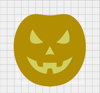 pumpkin coaster
