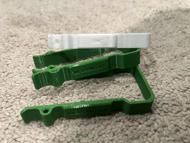 Blitz Shorta Magazine Inserts (Labeled, including Zinc, Angled Talon, Talon, Nightingale)