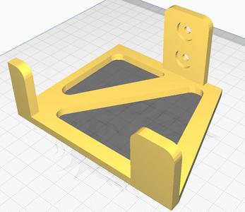 halved console hanging bracket