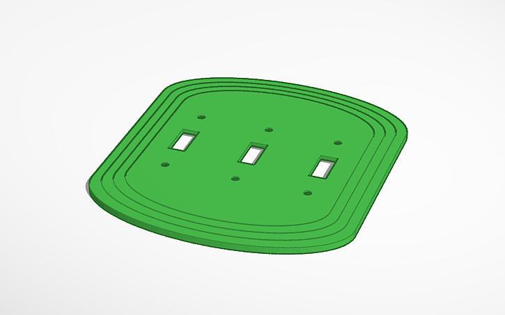 15 Types Oval Deco MCM Lightswitch Outlet Cover Plate