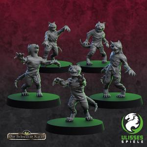 A Furry Tale / Die Schwarze Katze - Awakened Cat Zombies / Erwachte Katzenzombies