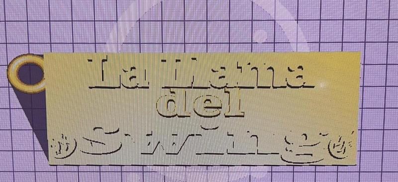 keychain la llama del swing