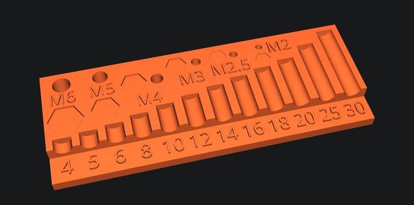 Easy on the Eyes Screw/Bolt Sorter Tray