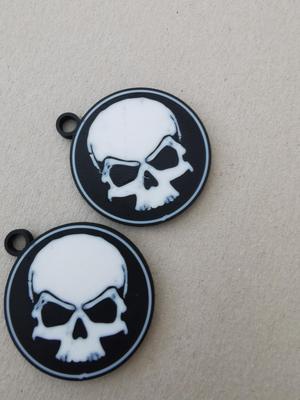 Keychain Skull 2 Color 