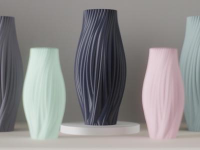 Beautiful Vase. Easy to Print Organic Vase