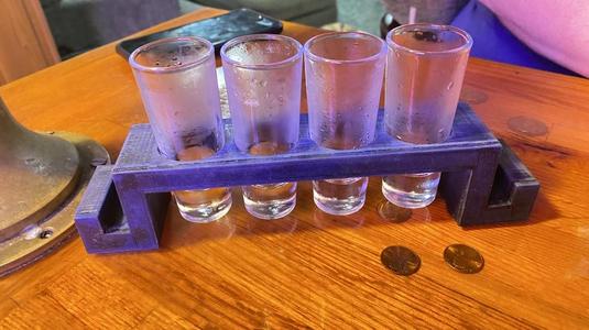 Shotglass holder