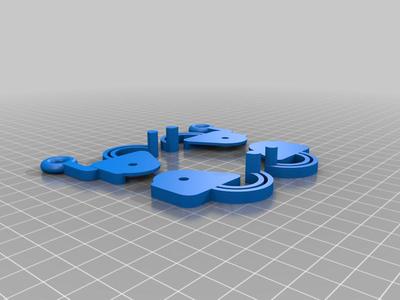 Ender 3/Pro/V2 Bed Knob Lock with Handle