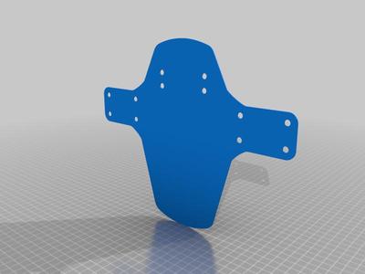 Mudguard - Added Holes For Rear Triangle Compatibility