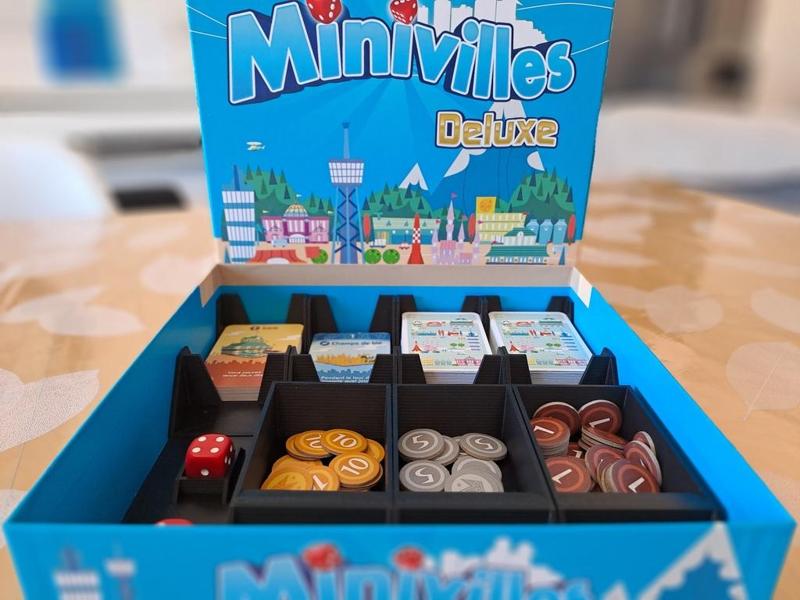 Minivilles Deluxe / Machi Koro Storage Organizer / Organiseur