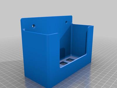 Wall holder for wet toilet paper or wipes