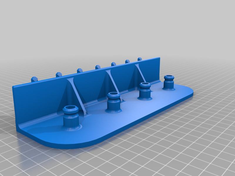 M12 Installation Tool Head Holder- Pegboard mounted