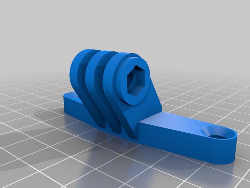 Action camera mount for "Specialized" bike saddle