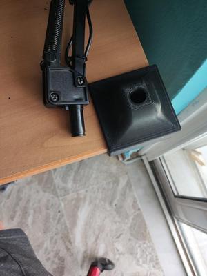 table holder for boom arm