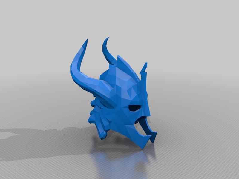 Skyrim DragonBone Helmet
