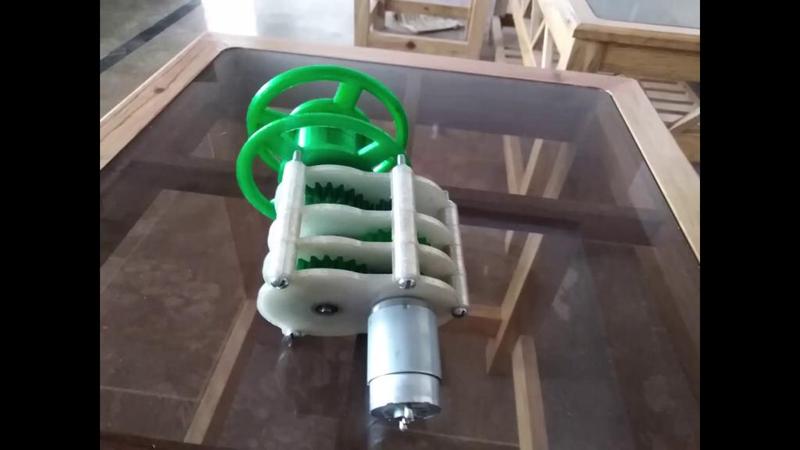 PLASTIC BOTTLE STRIP CUTTER (GEAR BOX) PART 1